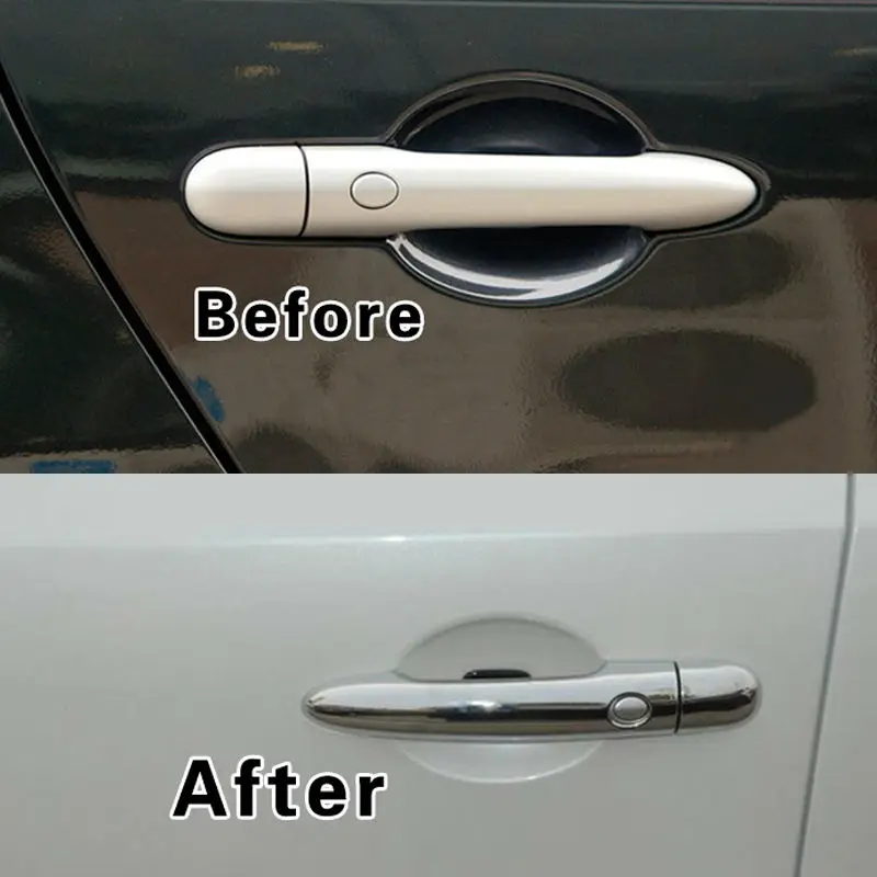 Хромированная накладка на дверную ручку из АБС пластика отделка с вырезом для