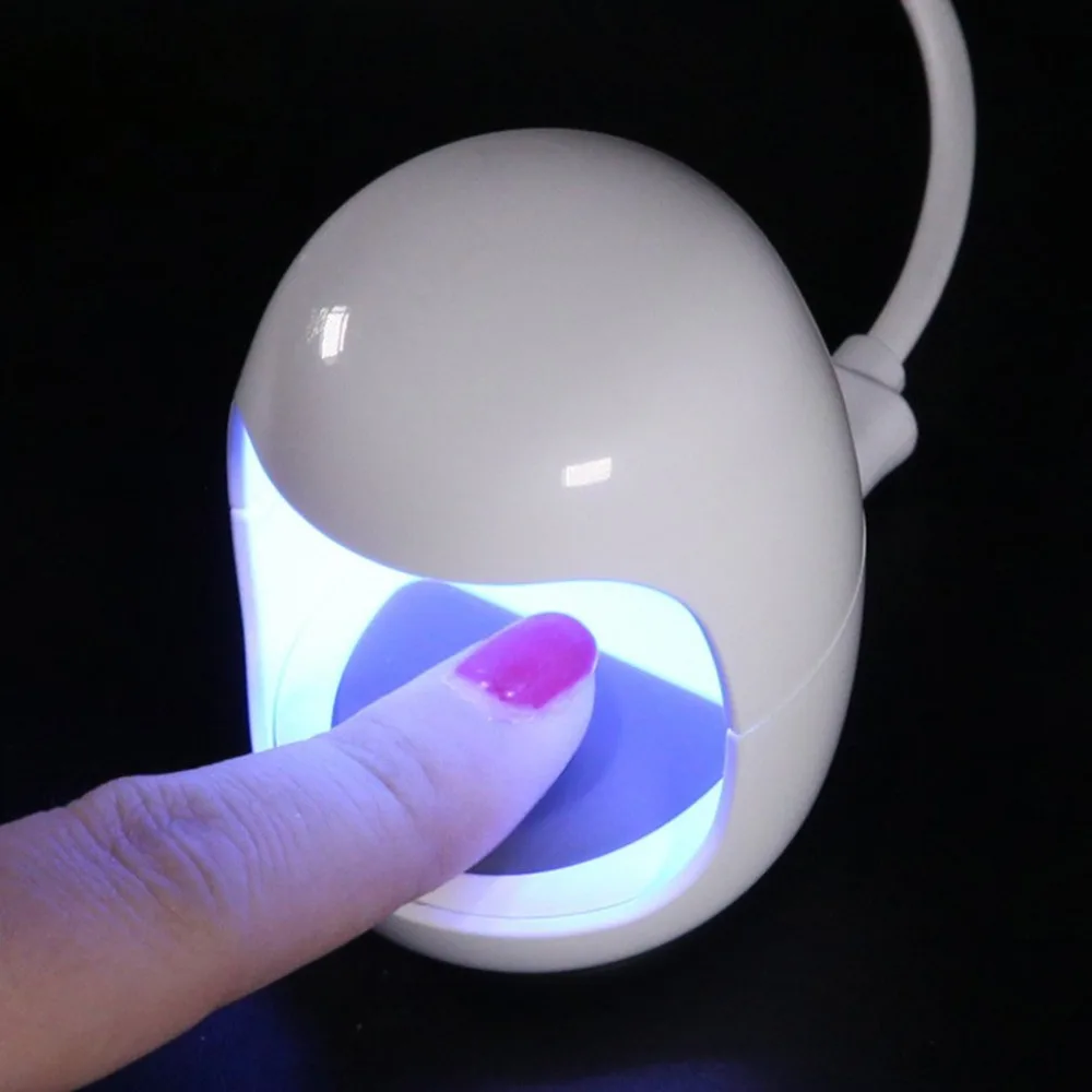 

3w Mini USB UV Nail Dryer Gel Curing Phototherapy Lamp Light Timing Nail Polish Phototherapy Machine Durable Nail Lamps