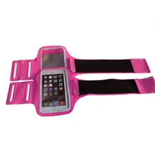 Горячая Спорт на открытом воздухе бег нарукавник запястье сумка рука бег рука нарукавник настраиваемый