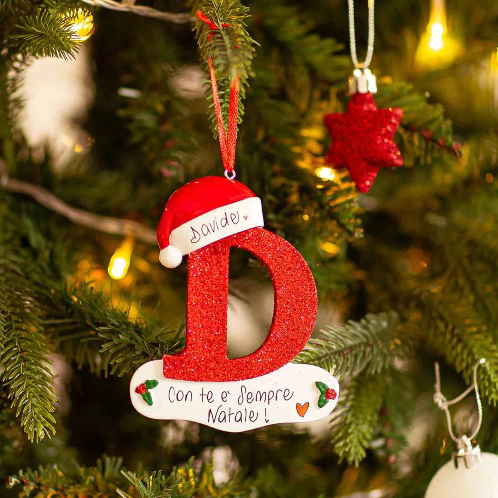 Personalizado natal 26 carta ornamentos personalizado natal carta pingente  decorações navidad decoraciones para elhogar|Enfeites p/ árvore de Natal| -  AliExpress