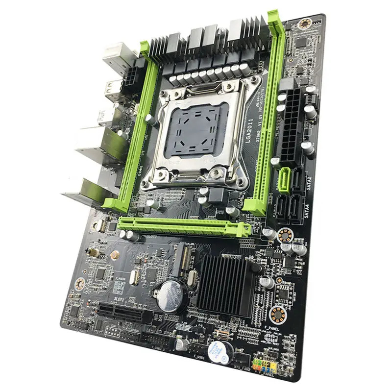 X79G LGA2011 Практичный Настольный компьютер Плата с SATA 3,0/2,0 USB 2,0 DDR3 1600 ГБ, 64 ГБ, 2 канала материнская плата для Intel