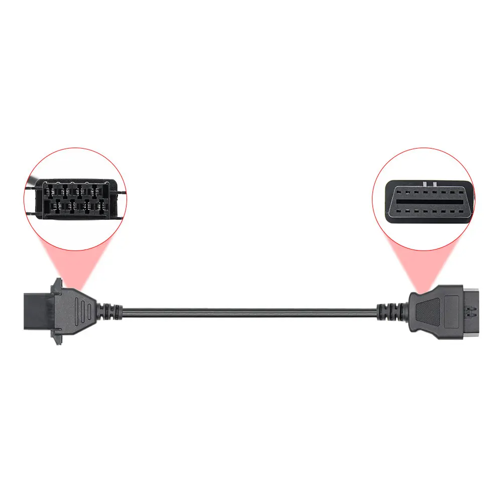 8pin для Volvo в OBD2 16pin для подключения совместимых диагностических инструментов TCS автомобильный инструмент диагностическое оборудование автомобиля