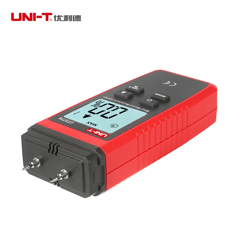 UNI-T UT377A Высокоточный детектор влажности древесины 2 штифта ЖК дисплей Backligh Авто Диапазон