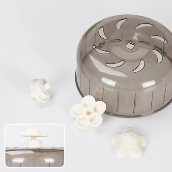 

1 Small Pet Plastic Wheel Toy Sports Jogging Wheel Squirrel Hamster Chinchilla Little Mouse Non-slip Running Fitness Toy