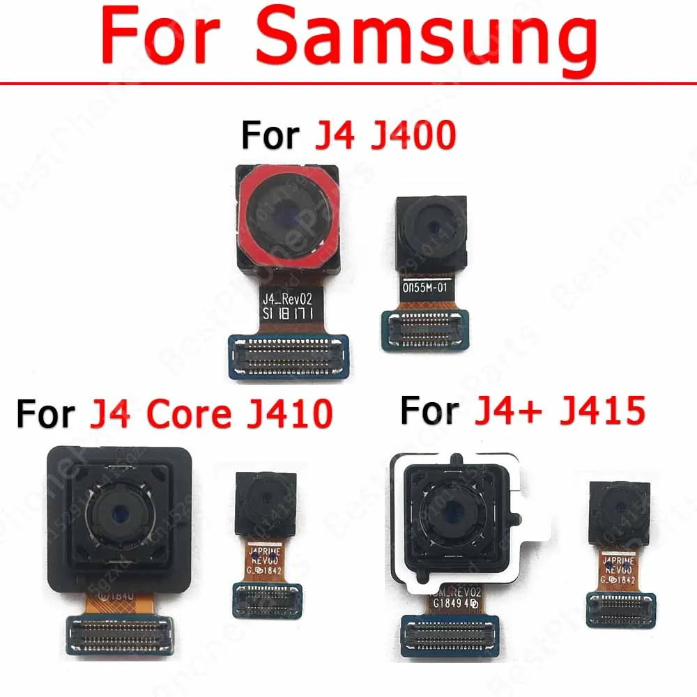 Оригинальная задняя фронтальная камера для Samsung Galaxy J4 Core Plus J400 J410 J415 запасные