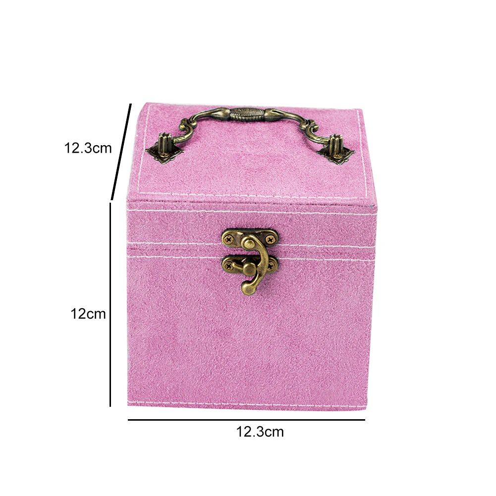Винтажная трехслойная Сумка-тоут модные ювелирные изделия Портативная Коробка органайзер дисплей серьги кольца браслет ожерелье чехол для хранения с новым