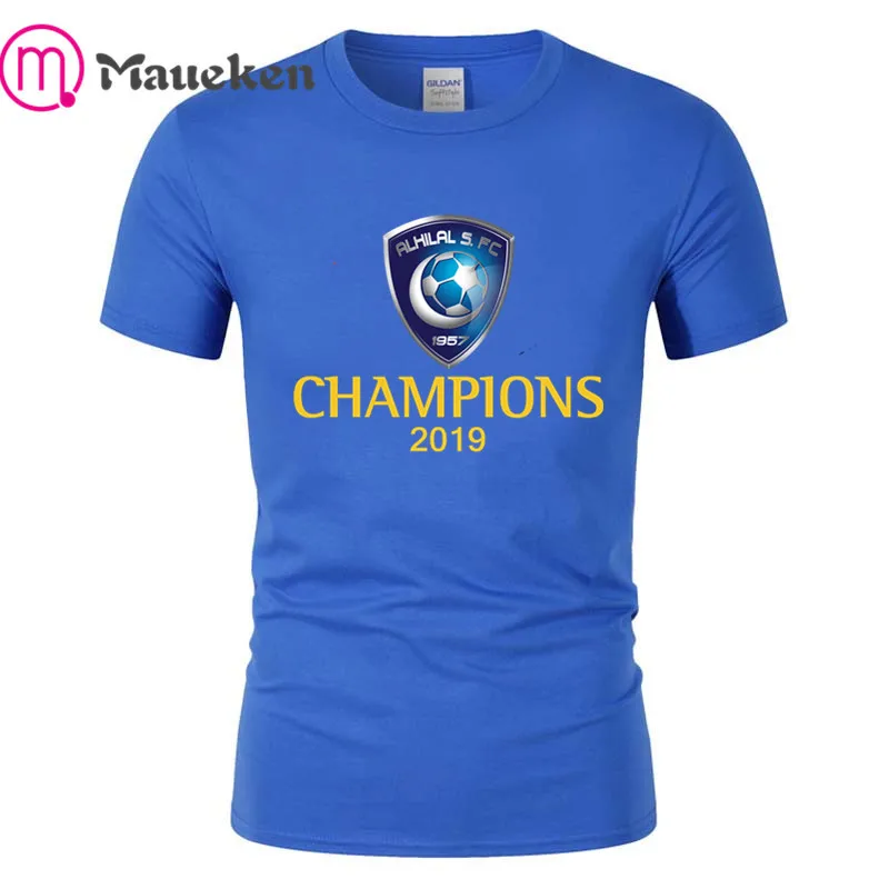 Al Hilal Al-Hilal champions, забавная Мужская футболка, модная, хлопок, хип-хоп футболка, топы, футболки, брендовая одежда