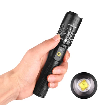 

XANES A85 XHP50 Flashlight 3 Modes Waterproof USB Chargeable Zoomable Work Lamp Camping Hunting LED Torch Light Portable