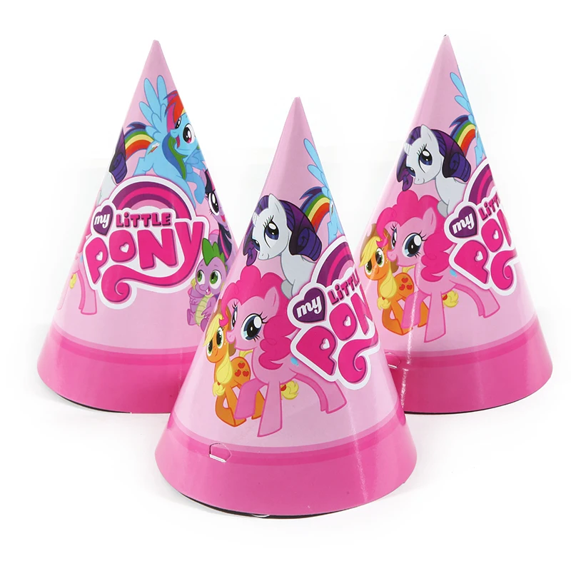 Бумажная Кепка my little pony, вечерние украшения для малышей, день рождения, мероприятие, вечеринка, Товары для детей