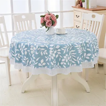 

High Quality Large Round Tablecloth Hotel Round Tablecloth PVC Waterproof And oil-proof heat-insulated Tablecloth