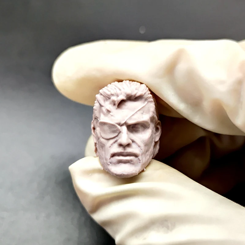 Blank 1/10 Scale Metal Gear Solid V Naked Snake Head Sculpt Unpainted Fit 7&quot Neca Figure | Игрушки и хобби