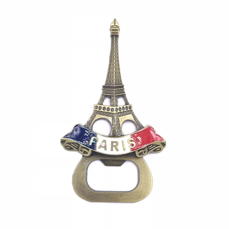Металлический магнит на холодильник Дубай американский золотой мост ворота Австрия Венеция Турция Лондон Париж магнитная наклейка хлададор - Цвет: Eiffels tower