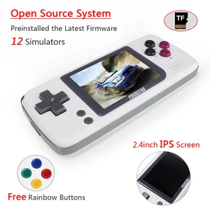 Video Game Console PocketGO Portable Handheld Retro Game Players Progress Save/Load MicroSD Card External Colorful Screen