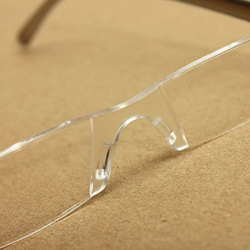 2Pcs Trendy Reading Glasses Nerd Glasses Reading Aid Visual Aid Modern Design Borderless+2.0 with+1