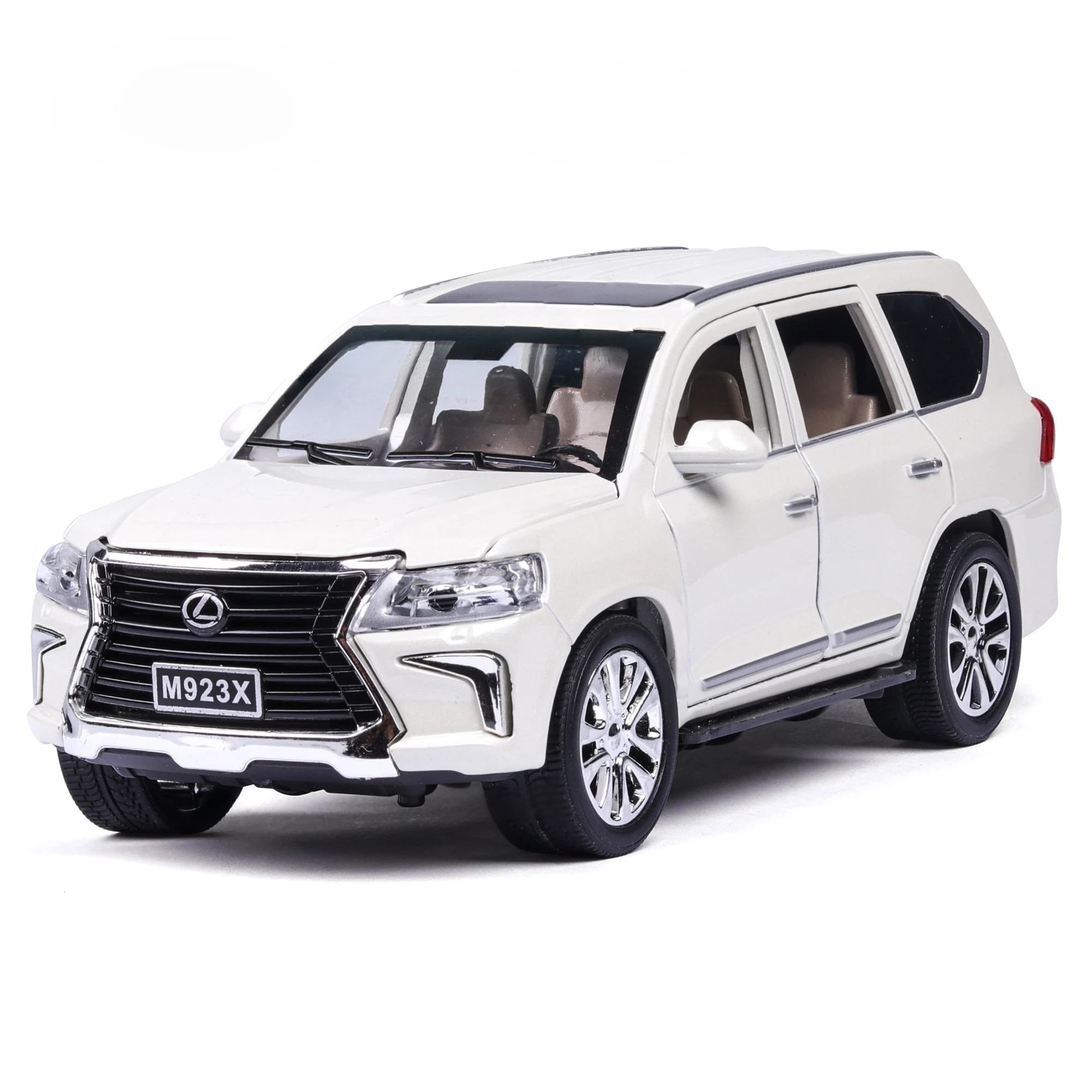 Литья под давлением 1:24 Lexus lx570 внедорожника Suv моделирование брелок для