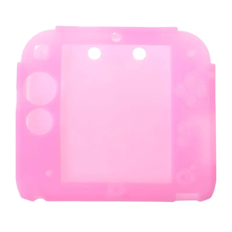 

Protective Cover Case Shell Soft Silicone Skin Anti-Slip Shockproof Accessories For Nintendo 2DS Game Player Handheld Console