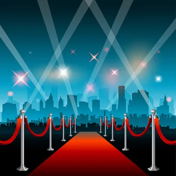 

Hollywood red carpet Photography background fabric Movie star anniversary Photo backdrops for Photography Studio props lv-1108