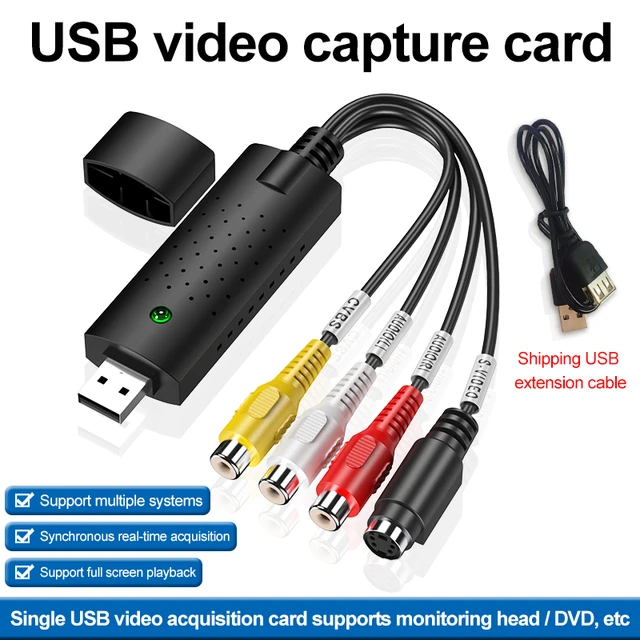 Vhs Dvd Converter Usb Audio Video Capture Card - Vhs Digital