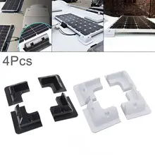 

4Pcs Solar Corner Fixture Corner Bracket Mounting Kit Edges Support Panel for Home Vehicle Motorhome Boat Solar Panels