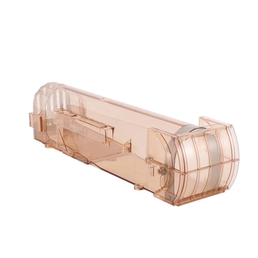 Reusable Non Poison Mouse Trap Rat Mice Mouse Mousetrap Rodent Bait Catcher Cage Safety Greenhouse For Household Garden Use - Цвет: brown