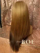 Mechones de cabello humano liso Remy brasileño con cierre, mechones de pelo negro perla rubio miel, 613 mechones, envío gratis