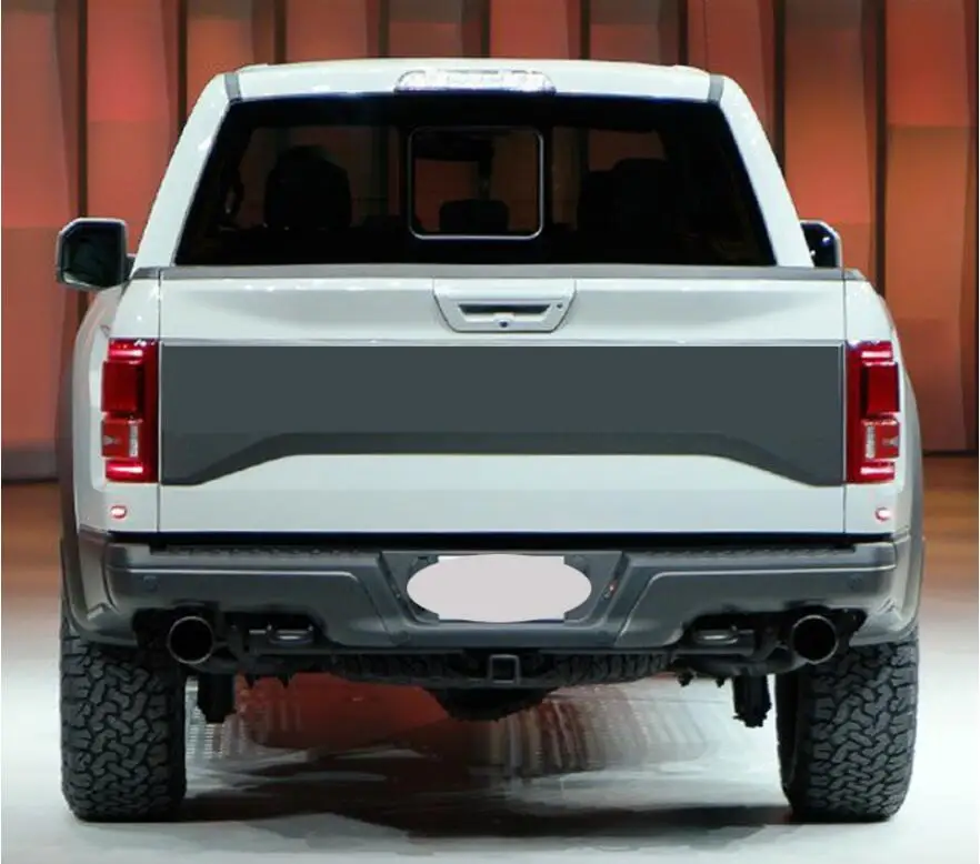 ABS Raptor стиль Багажник задняя дверь хвост ПАНЕЛЬ ворот Защитная Крышка Накладка для Ford F150