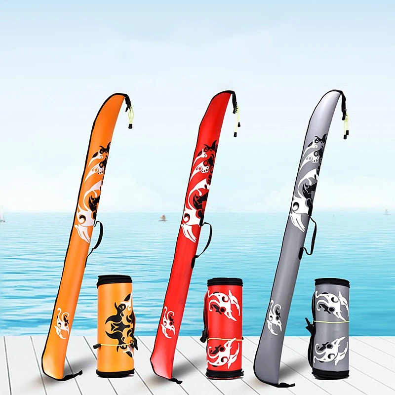 Портативная утолщенная прочная водонепроницаемая сумка для удочки 125*13 см