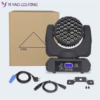 

led beam 36x3w moving head stage light rgbw DMX moving beam light