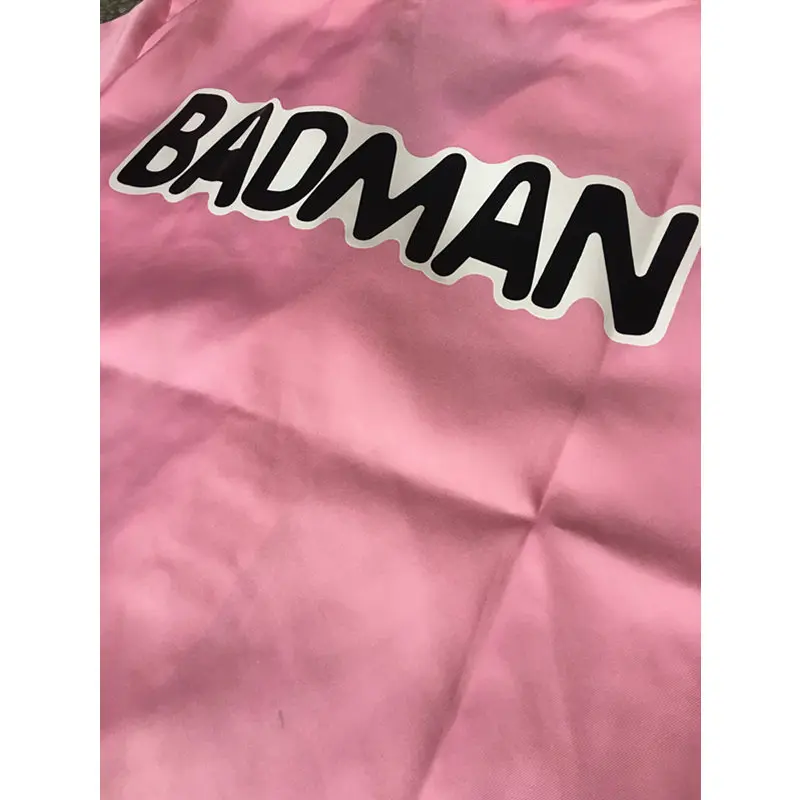 Dropshipping Halloween Cosplay Shirt Dragon Ball Z Vegeta BADMAN Pink Shirt Lover Tops Mens T Shirt Japan Anime Shirts