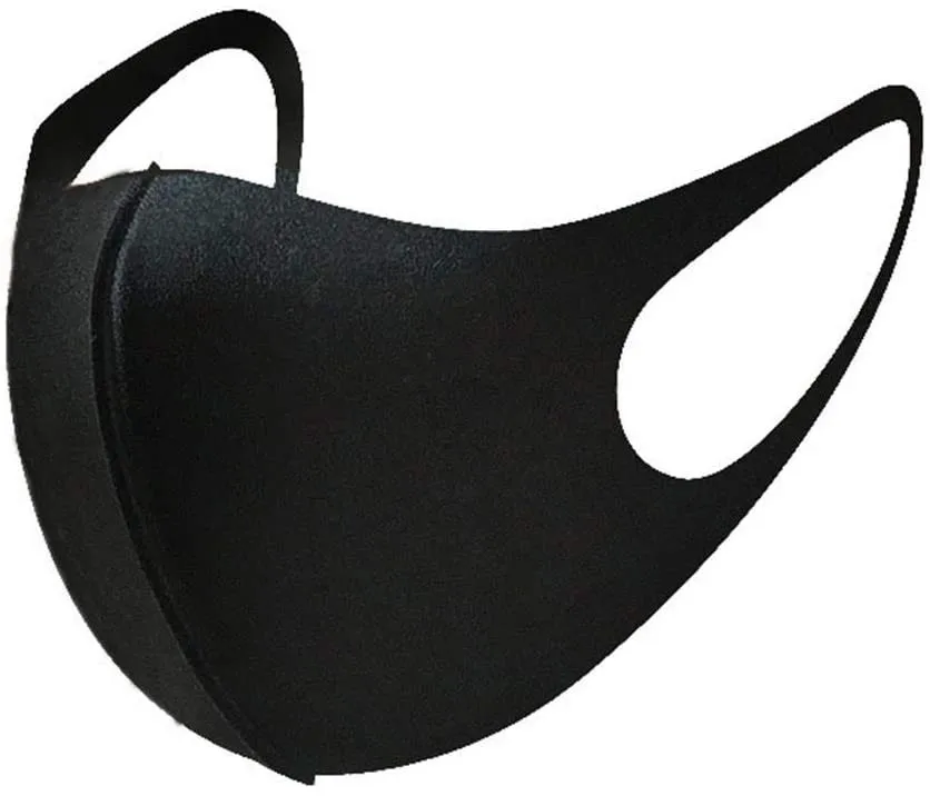 1/3pcs Carbon Fiber Face Masks Black Outdoor Anti-haze Face Lightweight Shield Dust Mouth Cover Reusable Washable Maske