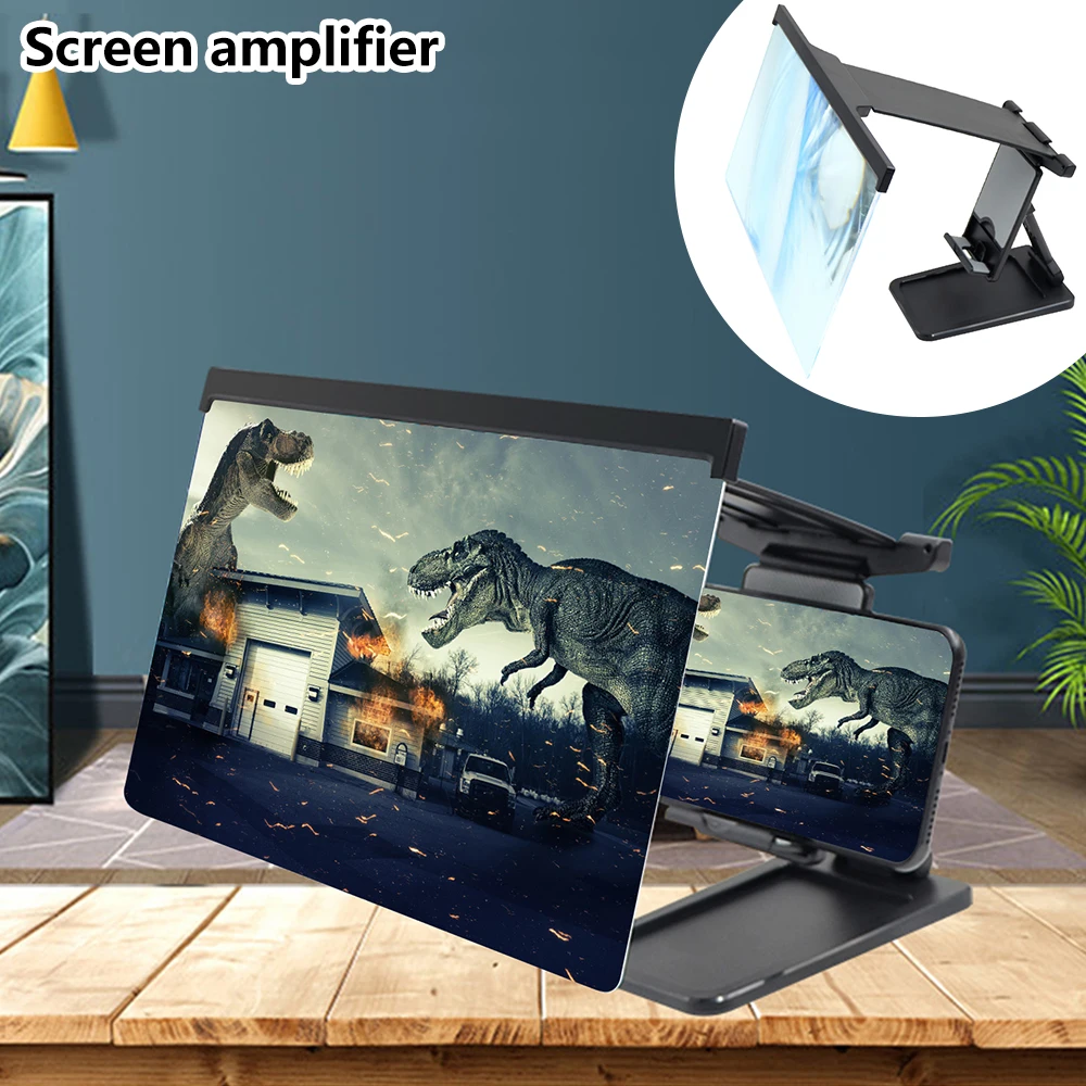 12 &quotраскладная Универсальный мобильный увеличитель для экрана телефона 3D видео