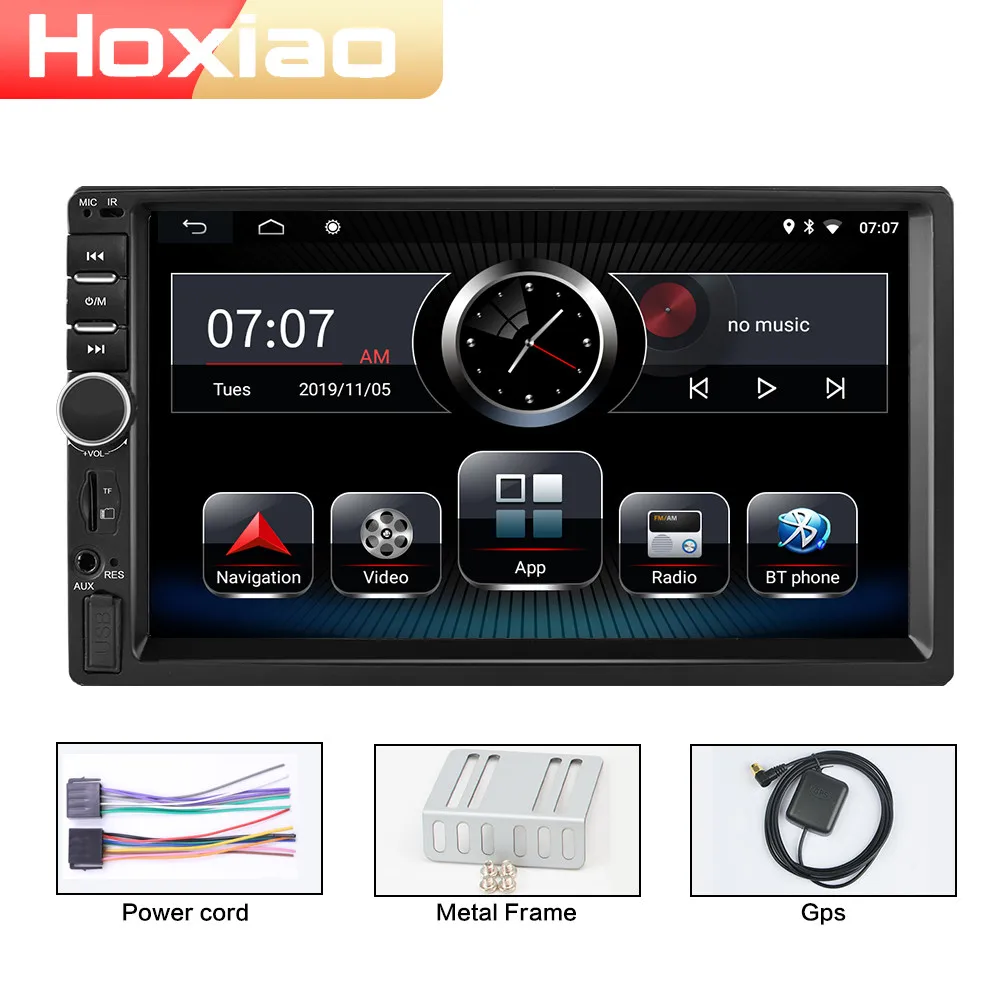 Автомагнитола 2 Din Android 8,1 ram 2G rom 64G gps навигация Авторадио WiFi FM AM RDS DAB ISDB ТВ Автомобильный мультимедийный плеер 2DIN