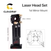 Cloudray CO2 Laser Head Set Lens D18 FL38.1 D20FL50.8/63.5/101.6mm Integrative Mount Dia25 Mirror for Laser Cutting Machine ► Photo 3/6