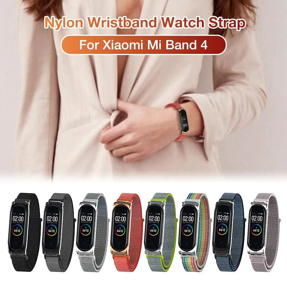 

New Replacement Watch Band Nylon Wristband Watch Strap For Xiaomi Mi Band 3 Xiaomi Mi Band 4 Bracelet Watch Accessories