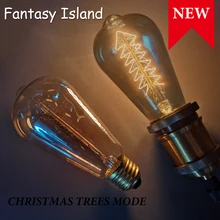 Ретро Edison led светильник лампочка E27 220 В 40 Вт 60 Вт ST64 G95 лампа накаливания ампулы лампы Винтаж Эдисон лампы