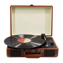 Mini Phonograph Vinyl Record Player Retro Phonograph Old-Fashionable Vintage Record Player Gift Fashion Fashion Vinyl Player