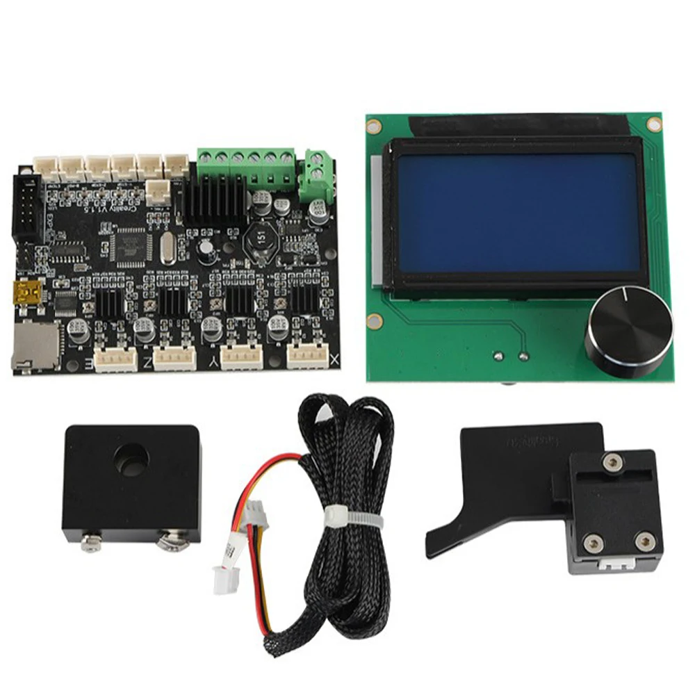 3D принтер Creality Silent V1.1.5 материнская плата с 12864LCD ультра-тихий драйвер TMC2008 ISP/USB Arduino для Ender-3/Pro/5/CR-10