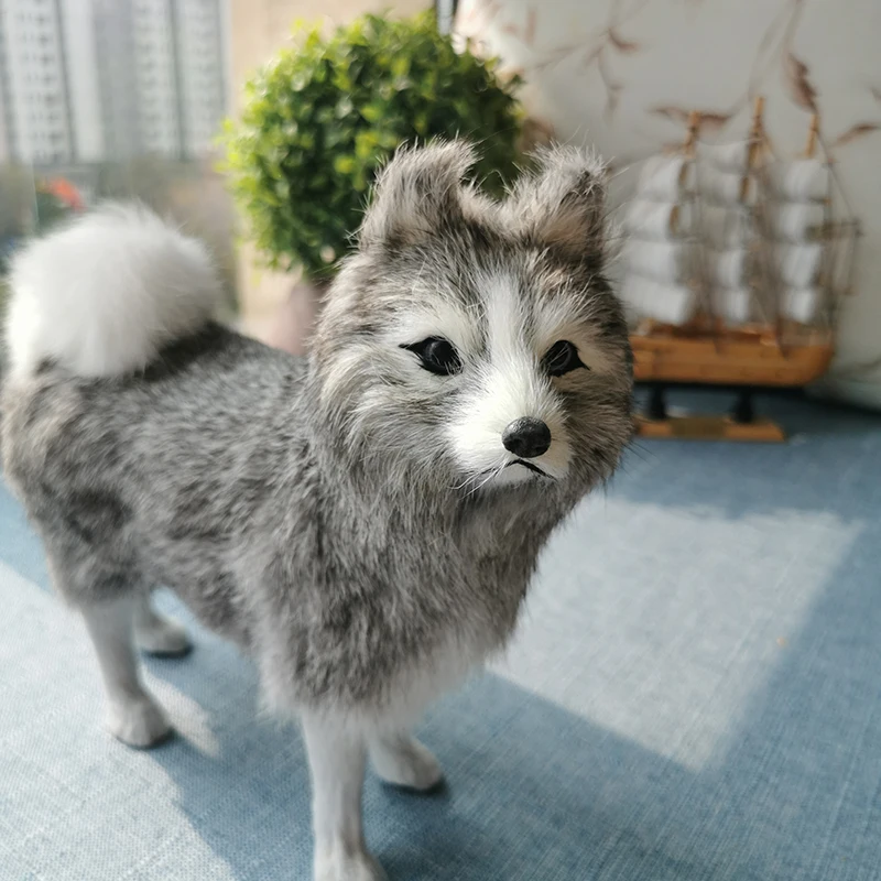 Детская игрушка собака плюшевая Реалистичная кукла животное подарок на день