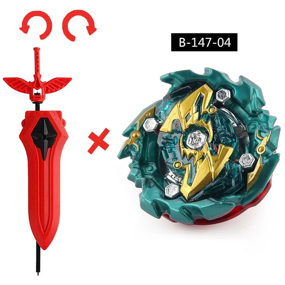 Beyblade Burst с пусковой B-149 B-150 GT Металл Бог волчок Bey Blade лезвия гироскоп для мальчика Дети Лучшие игрушки подарок - Цвет: B-147-04