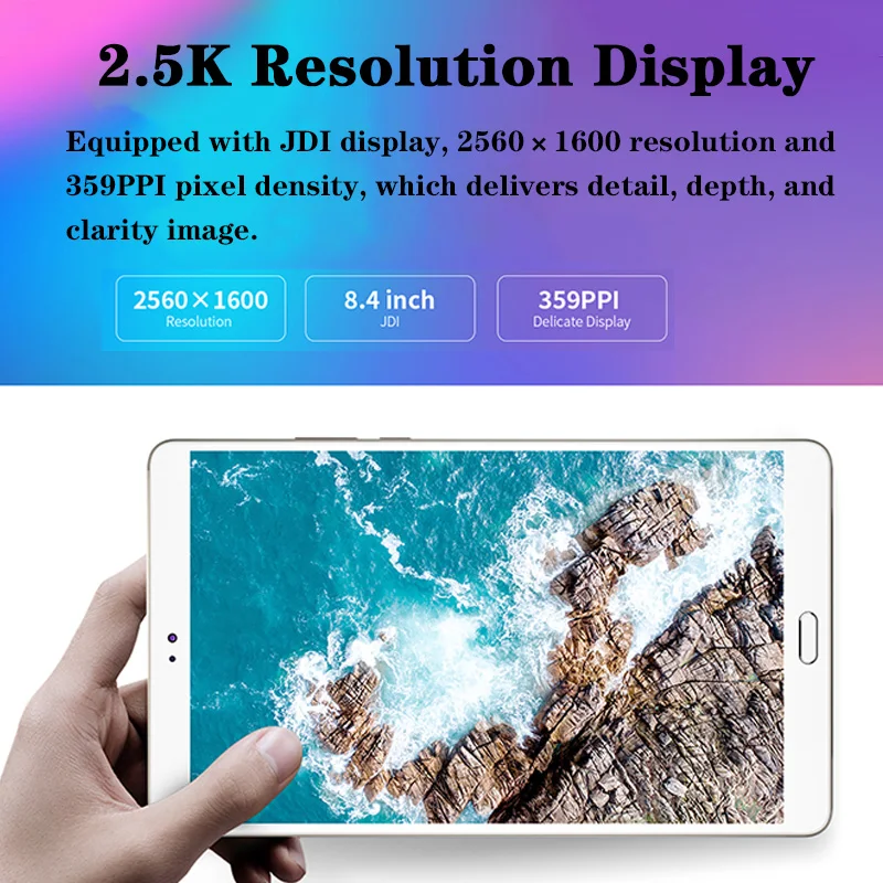 Teclast M8 8,4 дюймов 2560x1600 Allwinner A63 четырехъядерный Android планшет 4K видео планшеты 3 Гб ram 32 Гб rom Wifi Двойная камера