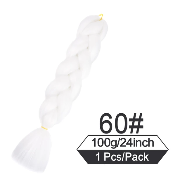 24 Inch Jumbo Braiding Hair Extensions For Box Twist Braid Accessorie Pre Stretched Afro Fake Hair Wholesale Jumbo Crochet Braid NC/4HL