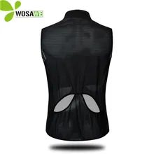 WOSAWE велосипедная жилетка из сетчатой ткани, водостойкий светоотражающий дышащий ультралегкий жилет без рукавов для езды на велосипеде