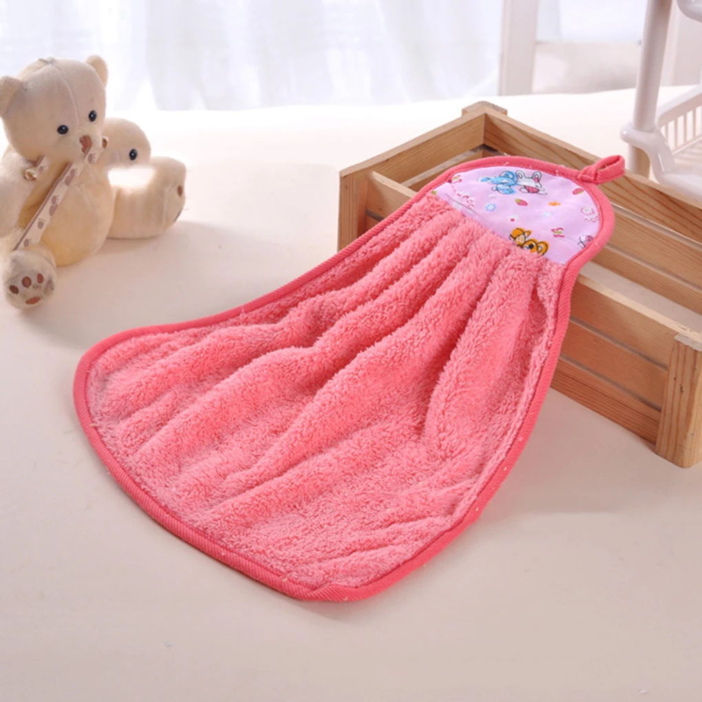 Многоцветные высокого качества Коралловое бархатное полотенце впитывающее кухонное полотенце сухое полотенце для рук - Цвет: 1