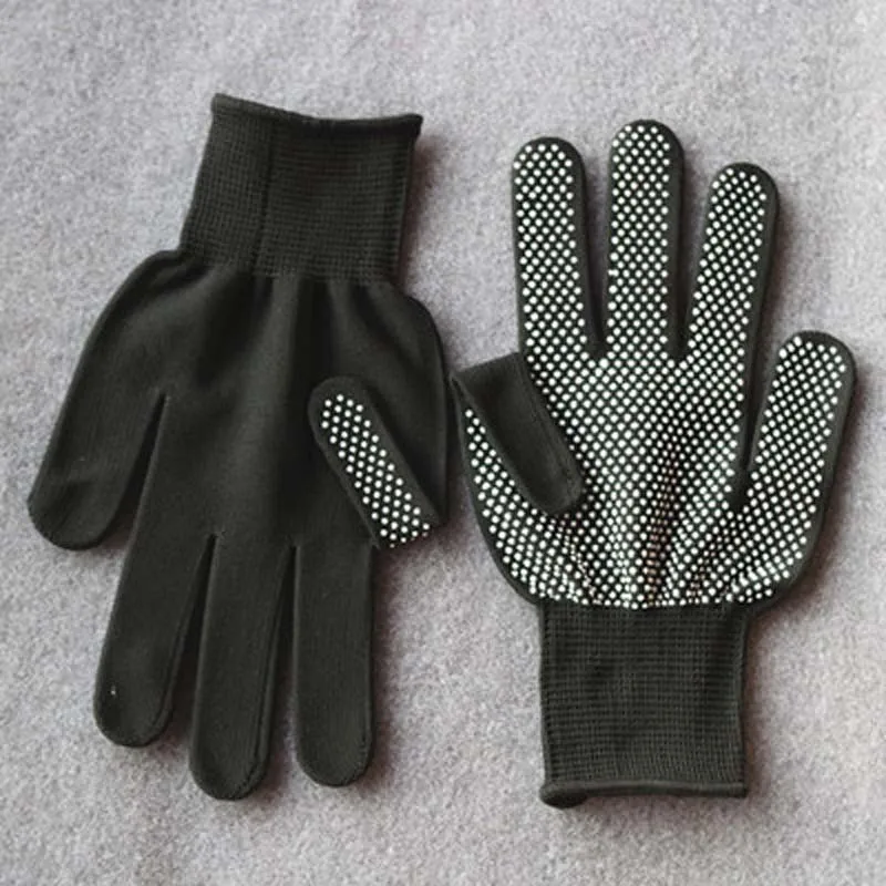 

Silicone high temperature heat resistant anti-scald gloves baking five-finger gloves