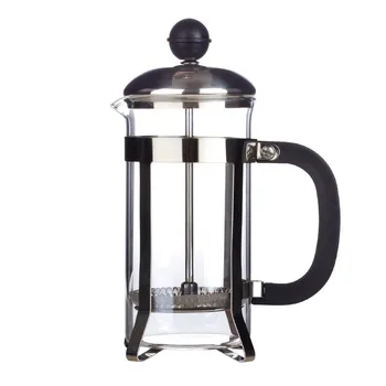 

Glass method pressure pot stainless steel hand coffee pot home usage filter pot coffee filter cup tea