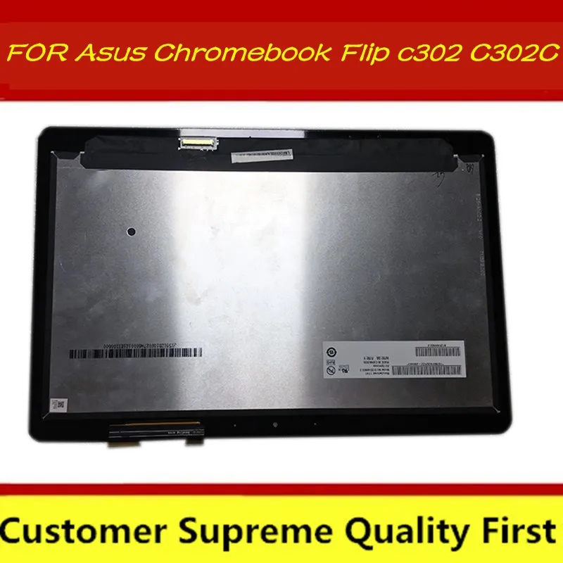 Оригинальный 12 5 &quotсенсорный ЖК-дисплей 2 в 1 для Asus Chromebook Flip c302 C302C сборе |