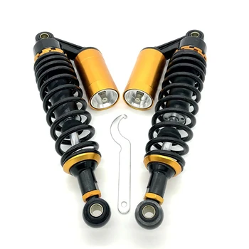 

1 Pair 280/320/340mm Motorcycle Air Rear Shock Absorber for ATV Honda Kawasaki Suzuki Go Kart Scooters Sport Street Bike Dirt