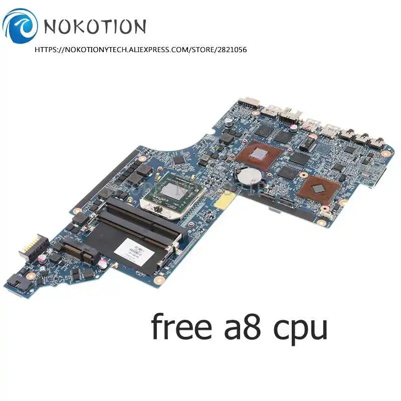Материнская плата NOKOTION для ноутбука HP PAVILION DV6 DV6-6000 650854-001 665284-001 665281-001 650851-001 разъем