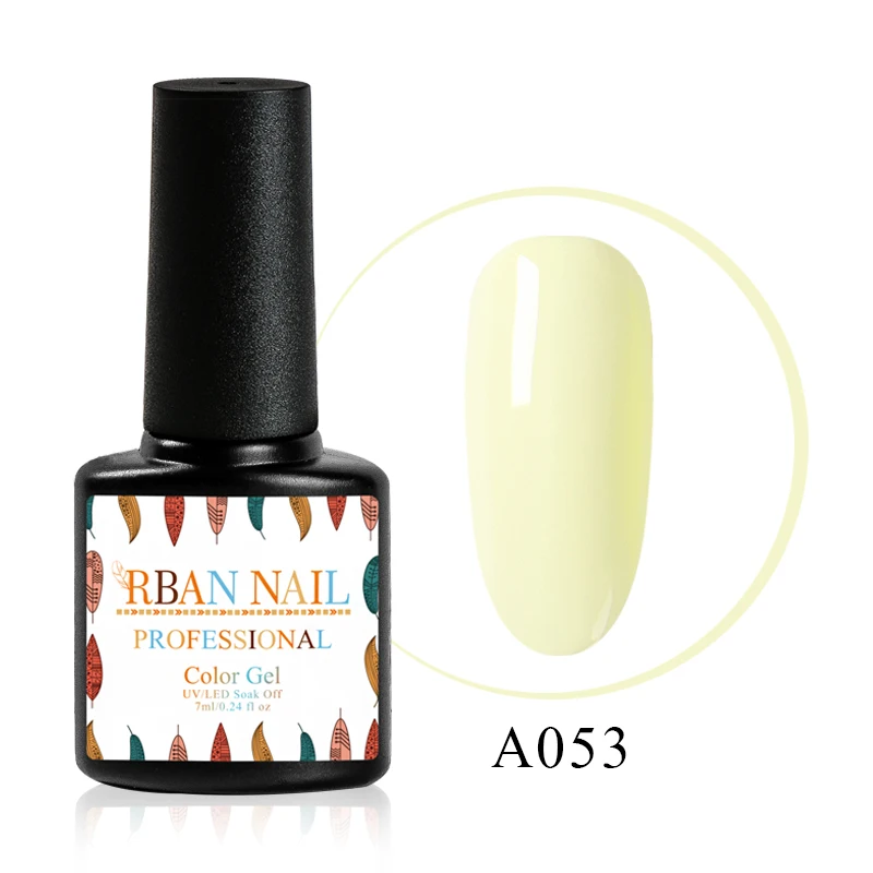 RBAN NAIL 7 мл светящийся гель для ногтей долговечный замачивающийся Гель-лак для ногтей не протирать верхнее покрытие Гель-лак Блестящий светящийся в темноте - Цвет: M30053