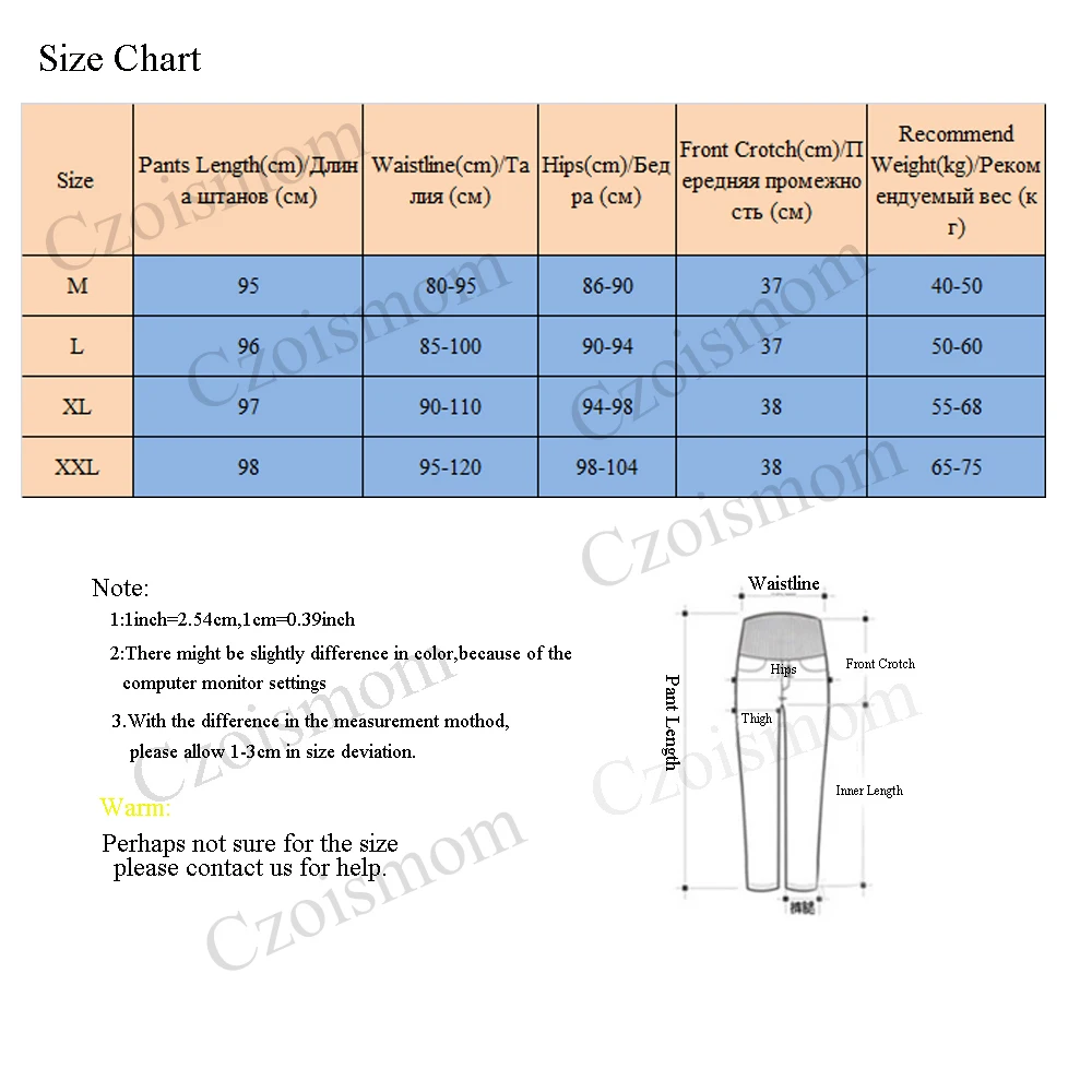 8233 Size Chart